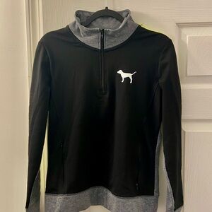 Black VS  polyester zipper jacket. Excellent condition! W medium